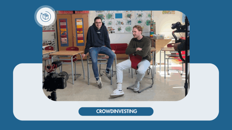Die zwei Gründer von Ocean Package beim Videodreh zur Crowdinvesting-Kampagne mit OneCrowd