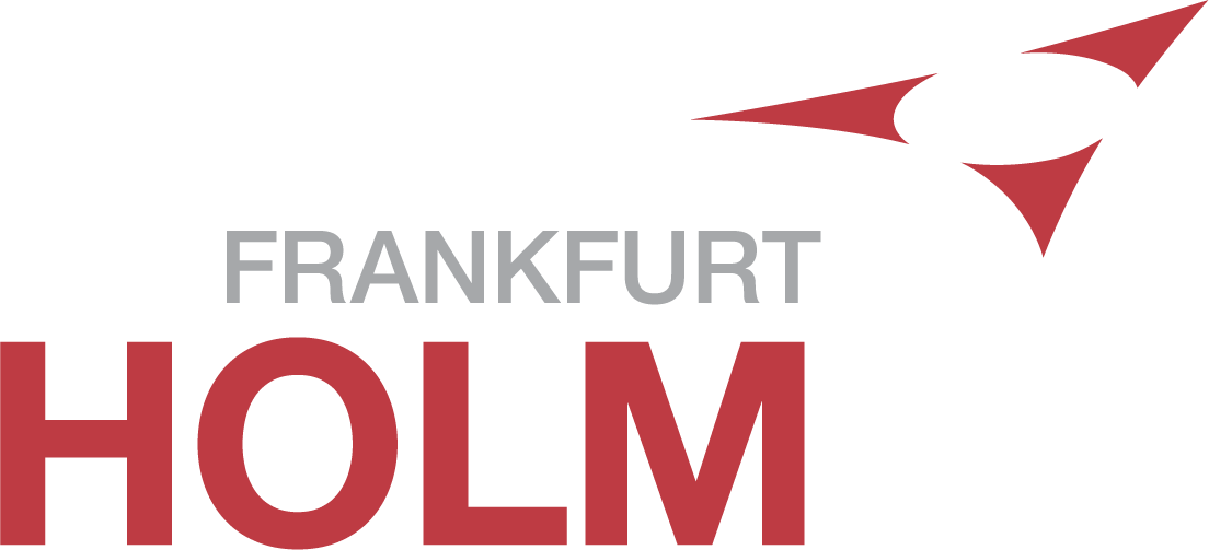 Logo von Frankfurt-HOLM, dem Innovationszentrum am Flughafen Frankfurt