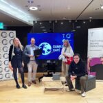 Gruppenfoto der Speaker und Veranstalter des Climate Café an der Technischen Universität München (TUM).